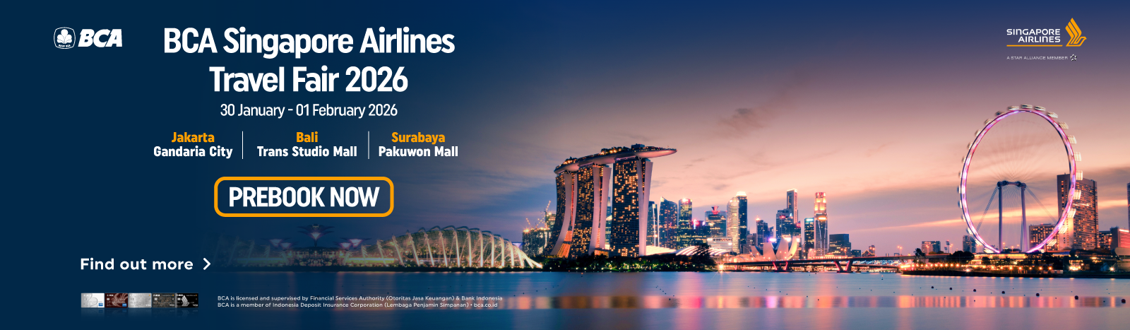 Prebook BCA X SQ 2026