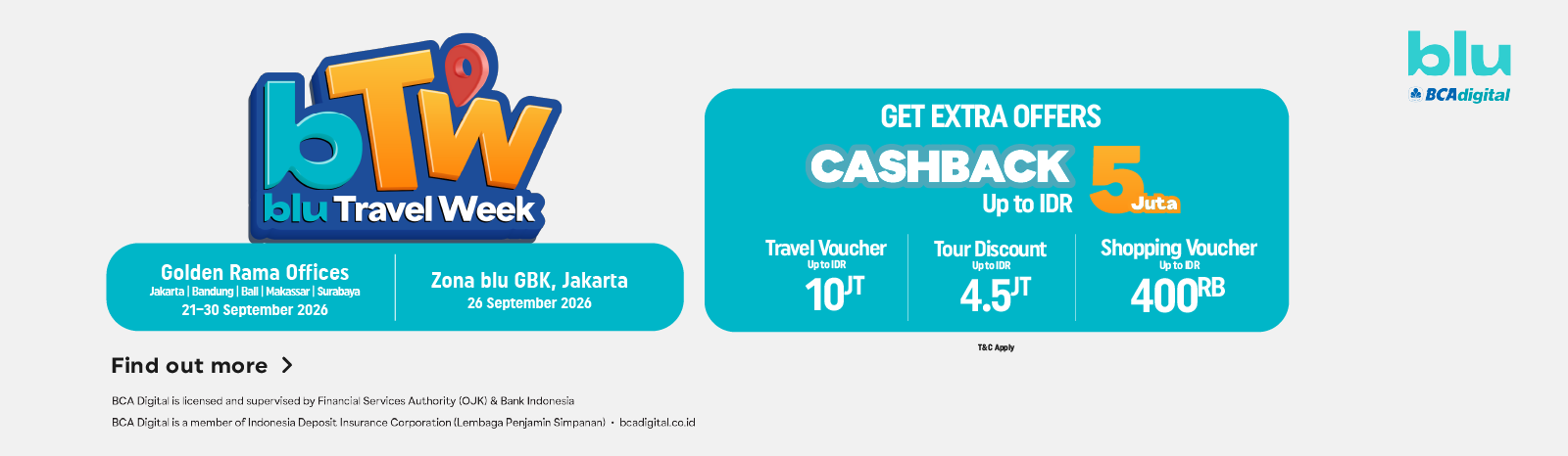 Golden Rama X blu Travel Week