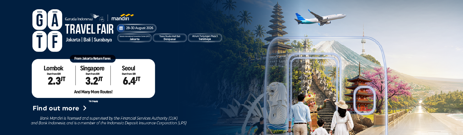 Golden Rama di Garuda Indonesia Travel Fair