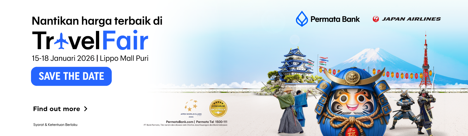 Bank Permata x Japan Airlines Travel Fair 2026