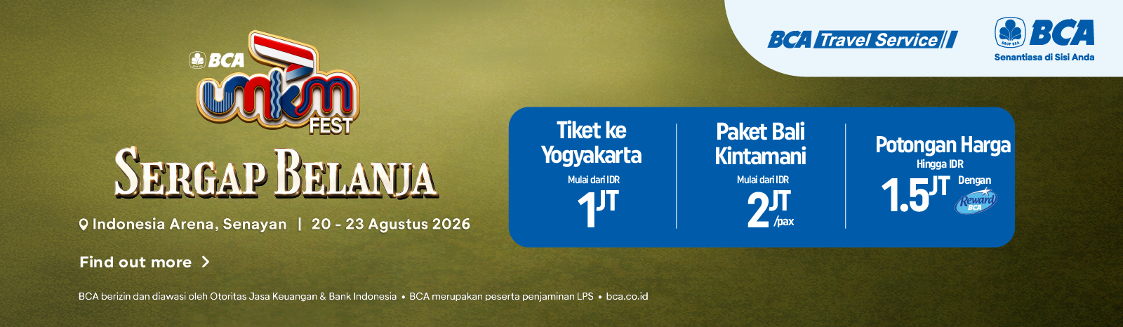 Golden Rama di BCA UMKM Fest 2026