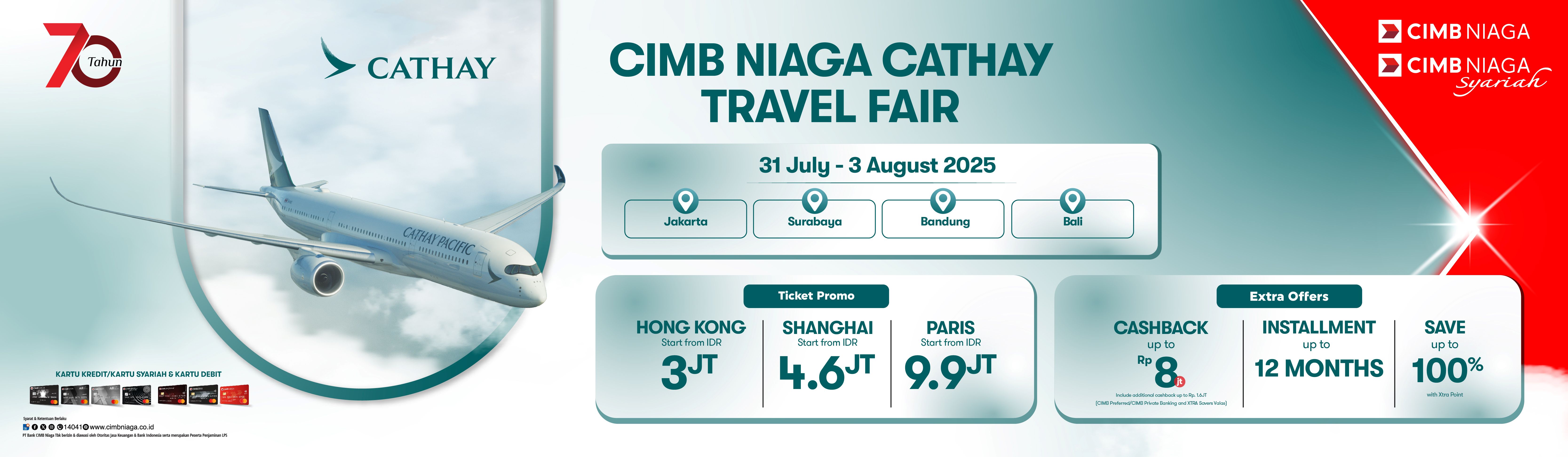 CIMB Niaga Cathay Travel Fair 2025