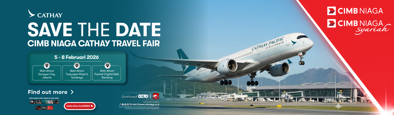 CIMB Cathay Travel Fair 2026 Save The Date